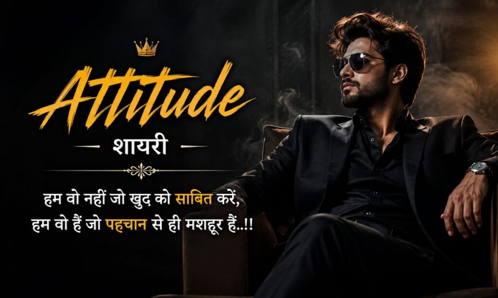 Attitude Shayari 2 Line