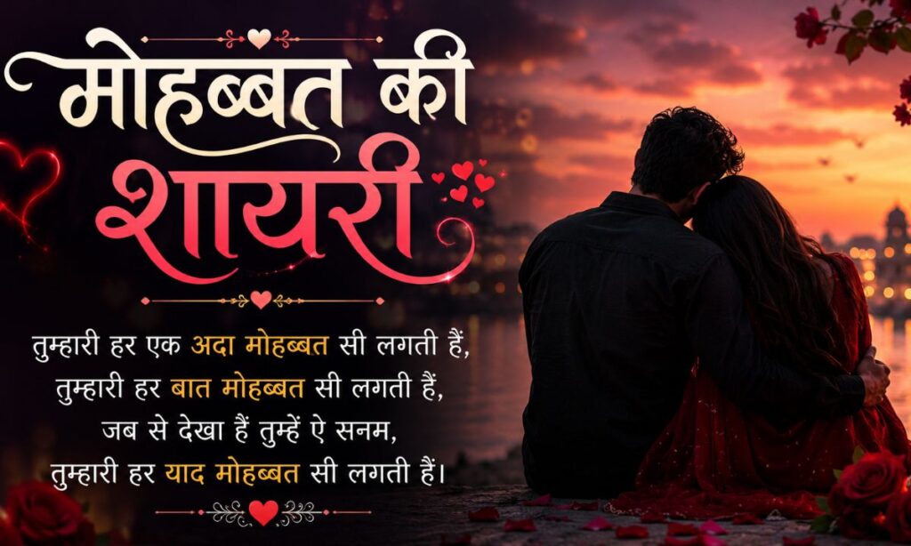 Mohabbat ki Shayari in Hindi