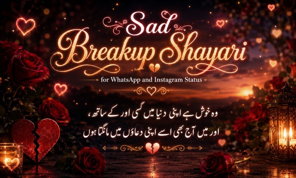 Sad Breakup Shayari for WhatsApp and Instagram Status 