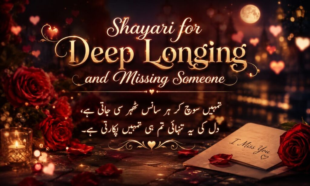 Shayari for Deep Longing and Missing Someone 