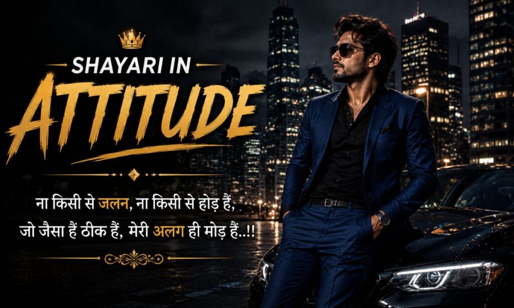 shayari in attitude