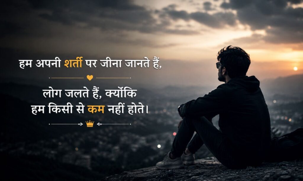 2-line heart touching attitude shayari