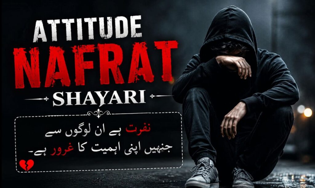 Attitude nafrat shayari nafrat attitude shayari urdu