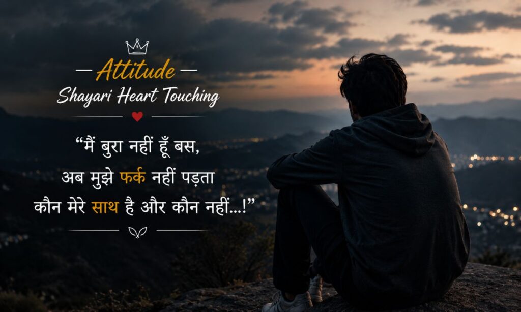 Attitude shayari heart touching