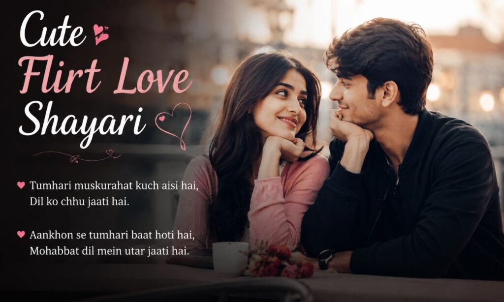 Cute Flirt Love Shayari