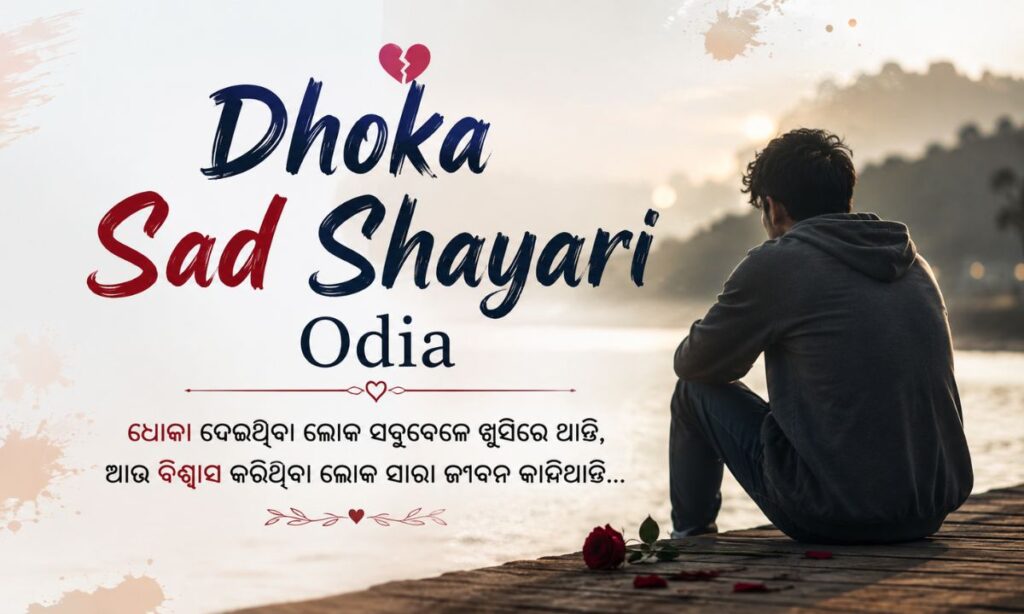 Dhoka Sad Shayari Odia