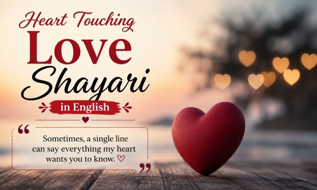 Heart Touching Love Shayari in English