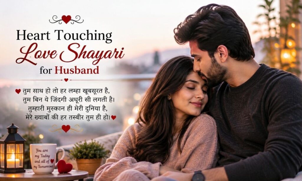 Heart touching love shayari for husband