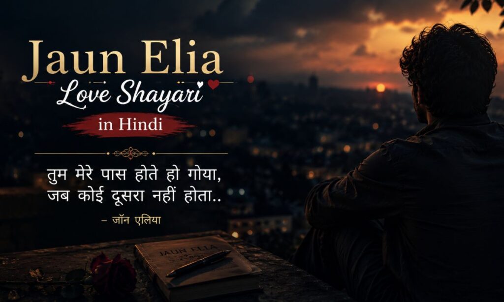 Jaun Elia Love Shayari in Hindi
