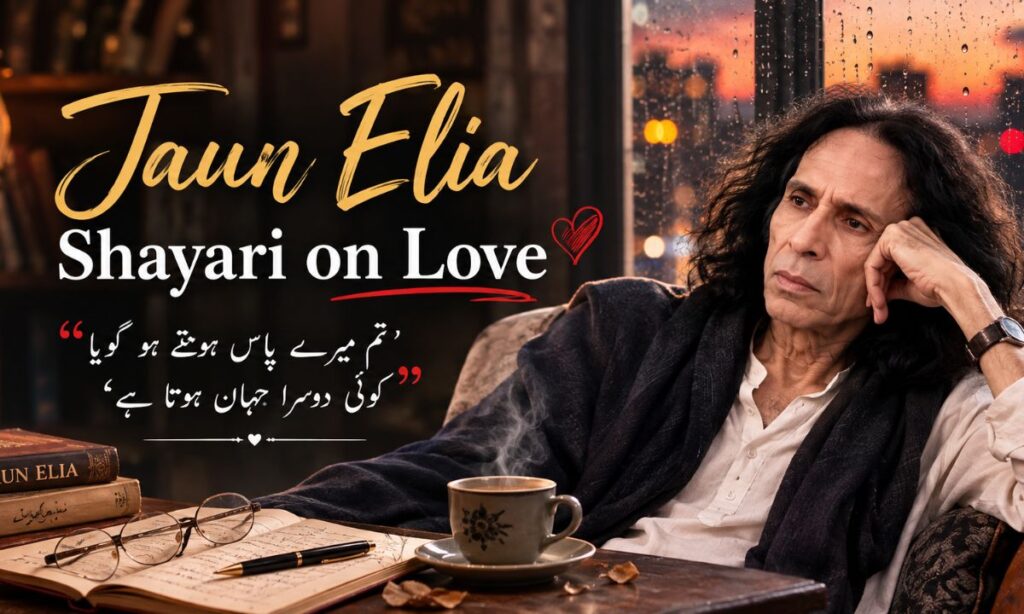 Jaun Elia Shayari on Love