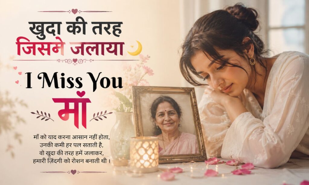 Khuda Ki Tarah Jisne Jalaaya 🌛I Miss You Maa in Hindi🌟 (खुदा की तरह जिसने जलाया)