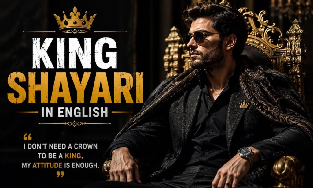 King Shayari in English