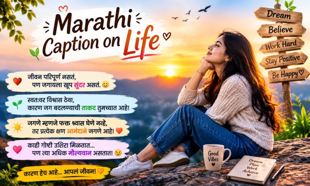 Marathi Caption on Life