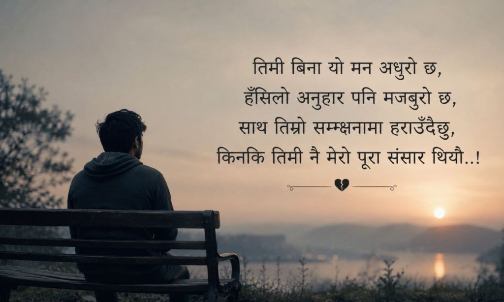 Nepali Shayari Love Sad