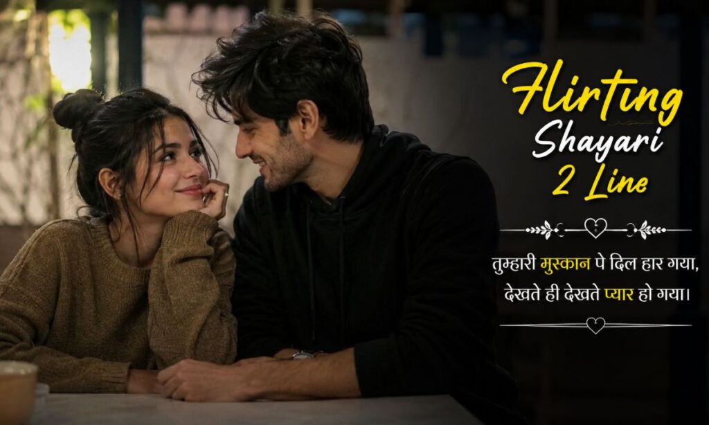 flirting shayari 2 line