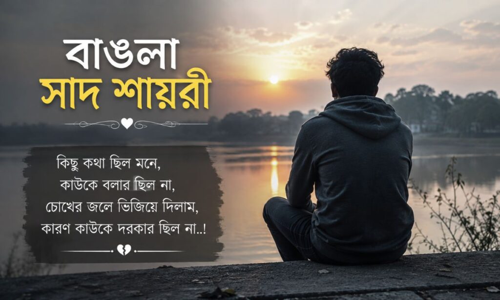 Bangla Sad Shayari Image