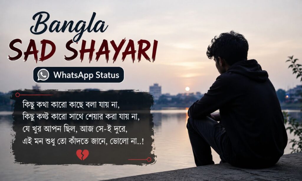 Bangla Sad Shayari WhatsApp Status