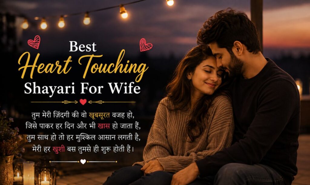 Best Heart Touching Shayari For Wife