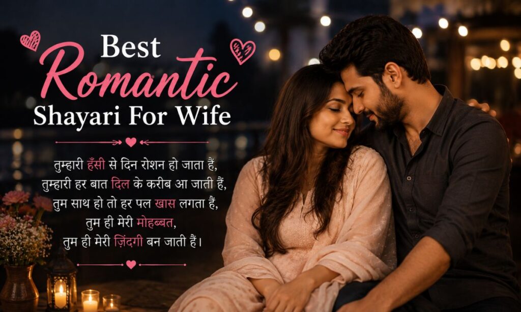 Best Romantic Shayari For Wife