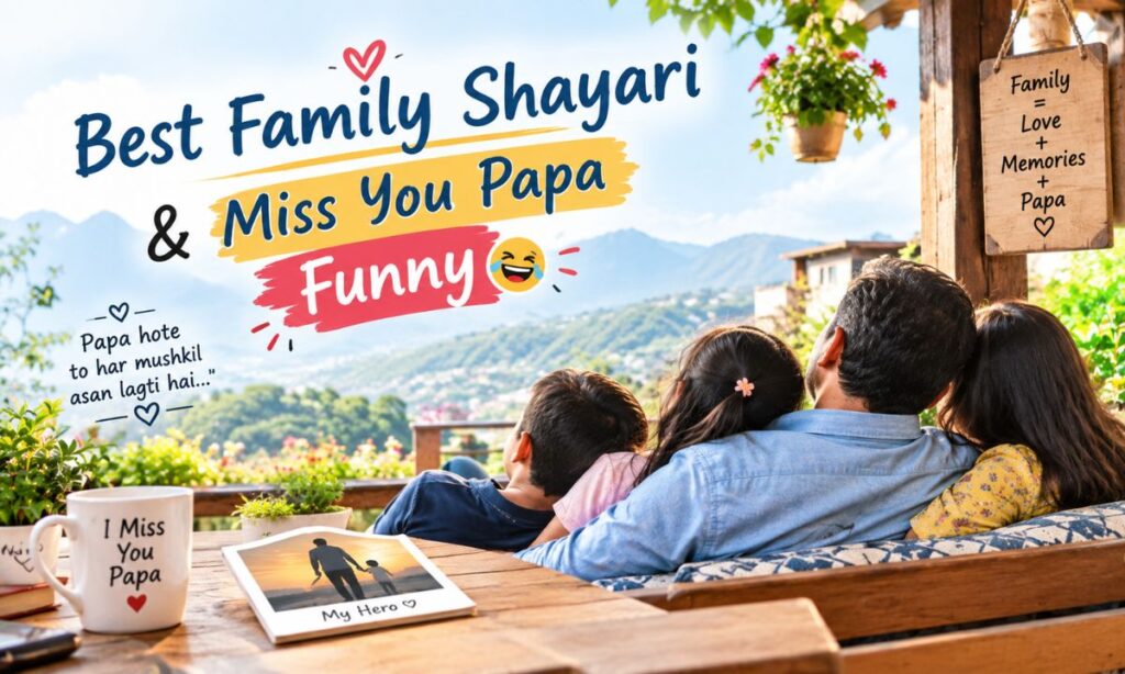 Best family shayari & miss you papa funny