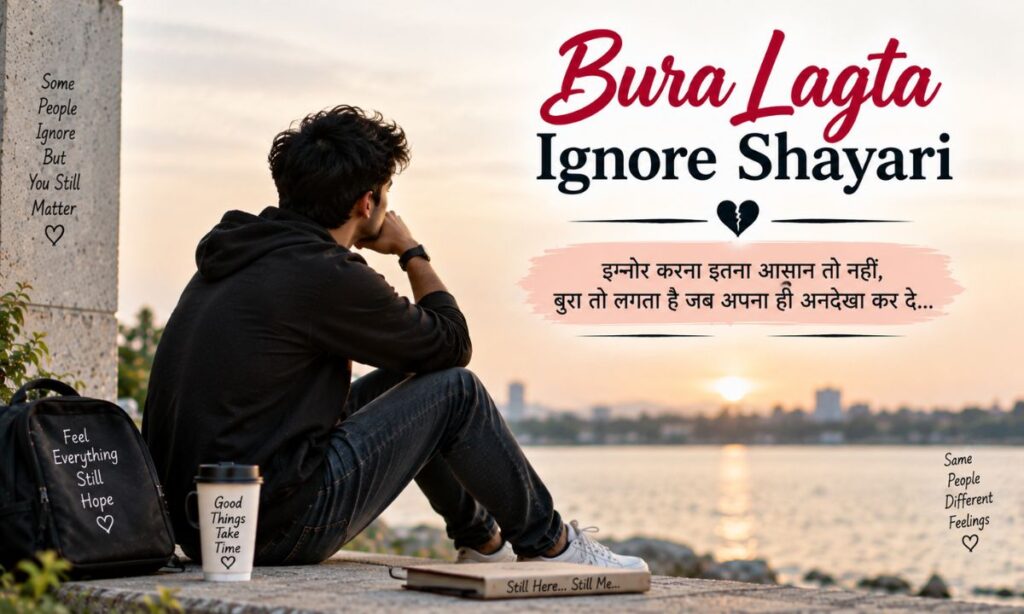 Bura Lagta Ignore Shayari