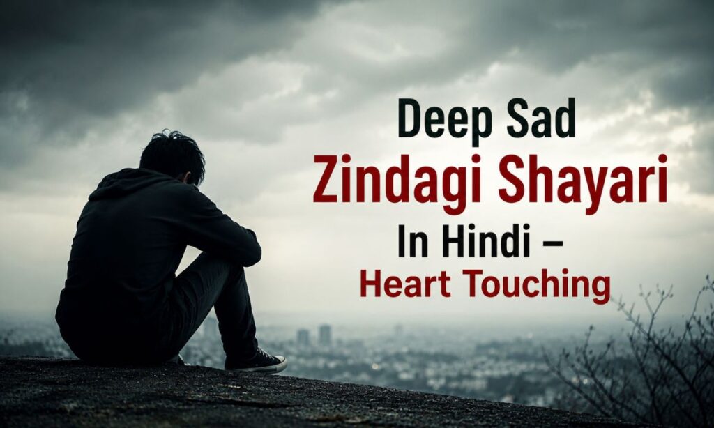 Deep Sad Zindagi Shayari In Hindi – Heart Touching