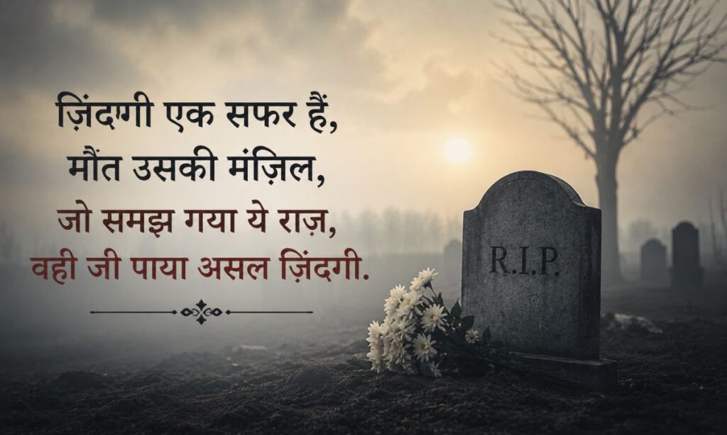 Deep Zindagi Maut Shayari in Hindi