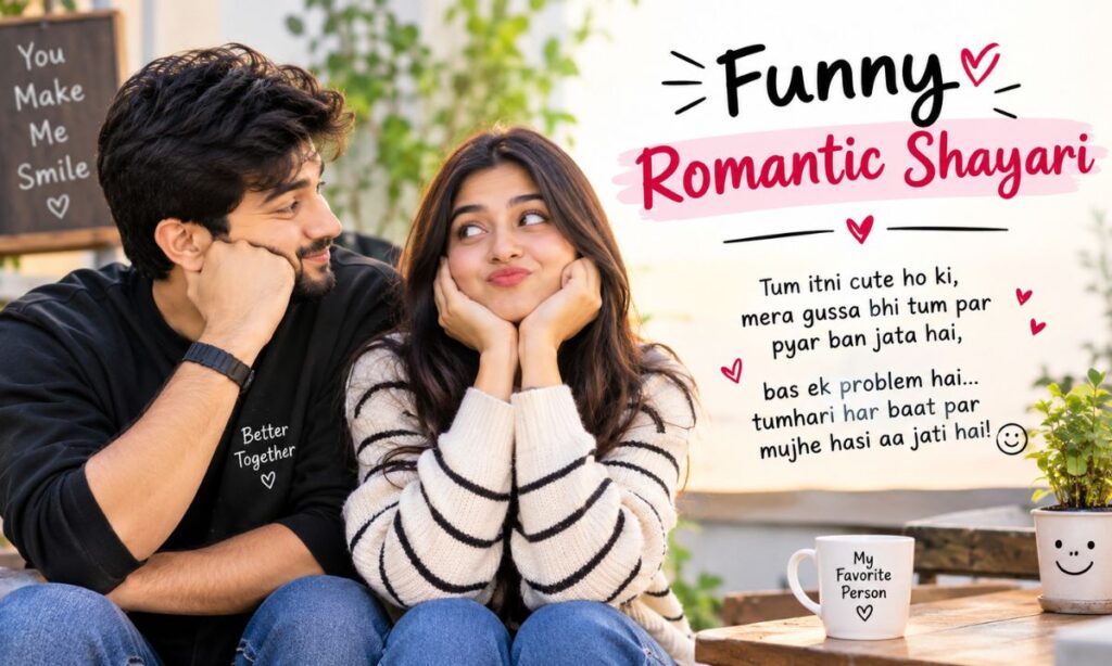 Funny romantic Shayari