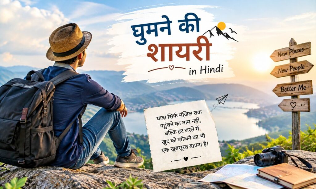 Ghumne Ki Shayari in Hindi