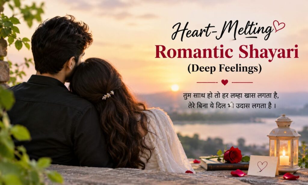 Heart-Melting Romantic Shayari (Deep Feelings)