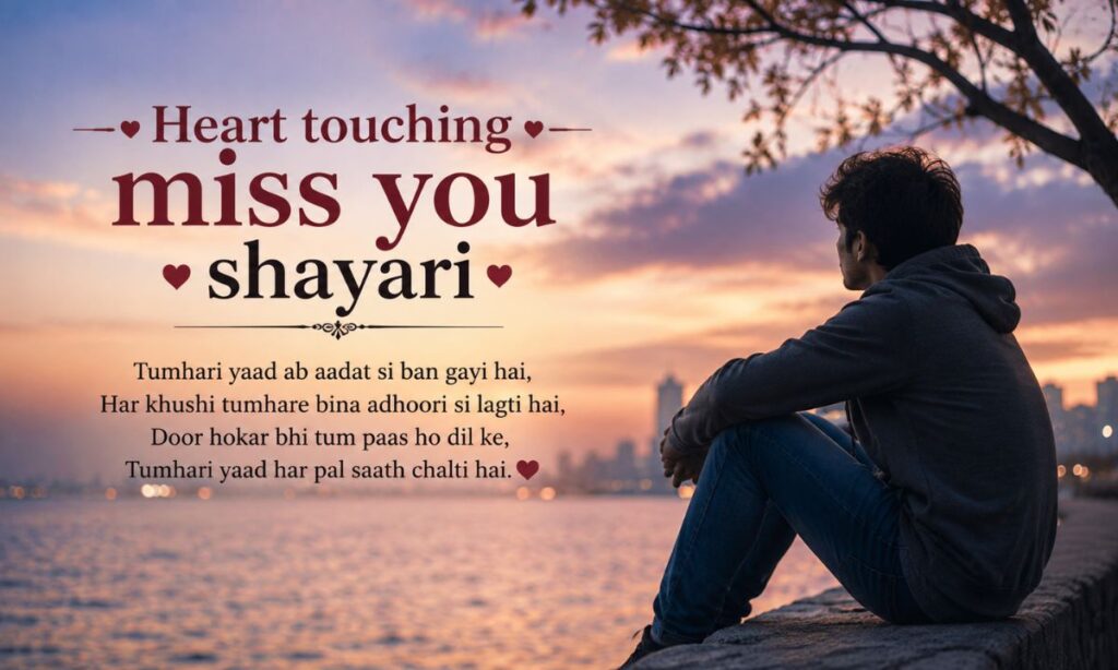 Heart touching miss you shayari