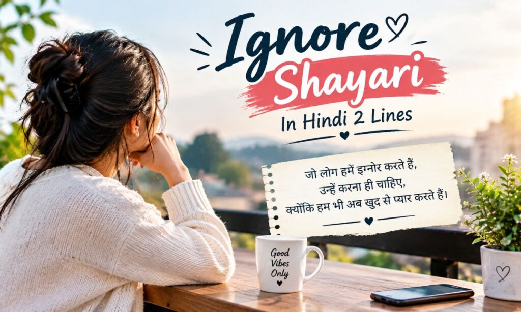 Ignore Shayari In Hindi 2 Lines