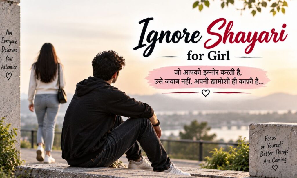 Ignore Shayari for Girl