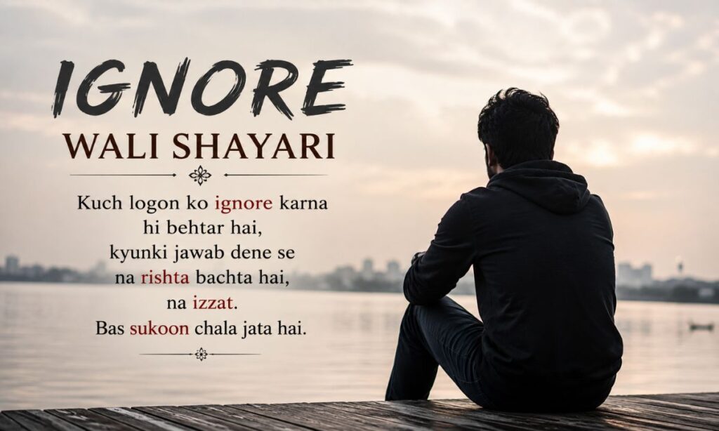 Ignore Wali Shayari