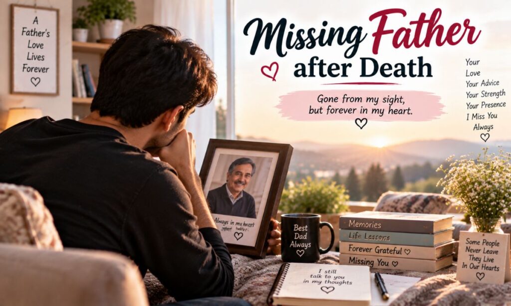 Missing father after death