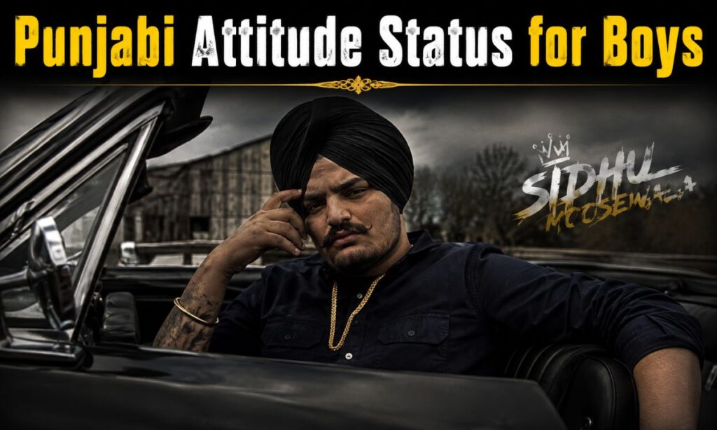Punjabi Attitude Status for Boys