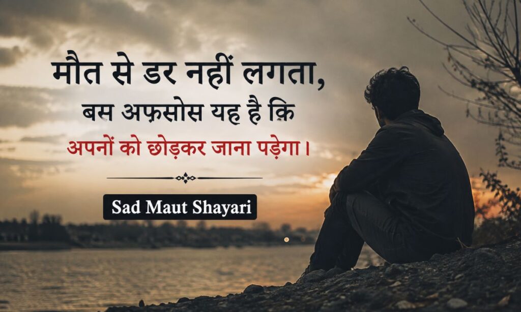 Sad Maut Shayari in Hindi