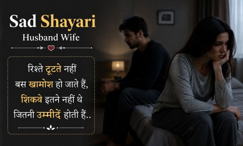 Sad Shayari Husband Wife