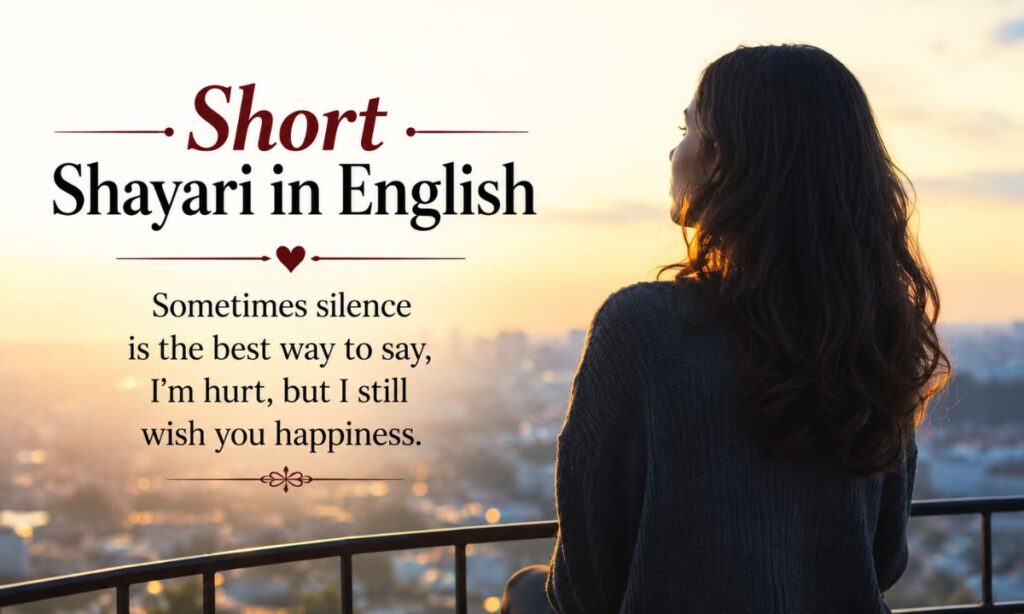 Short Shayari in English