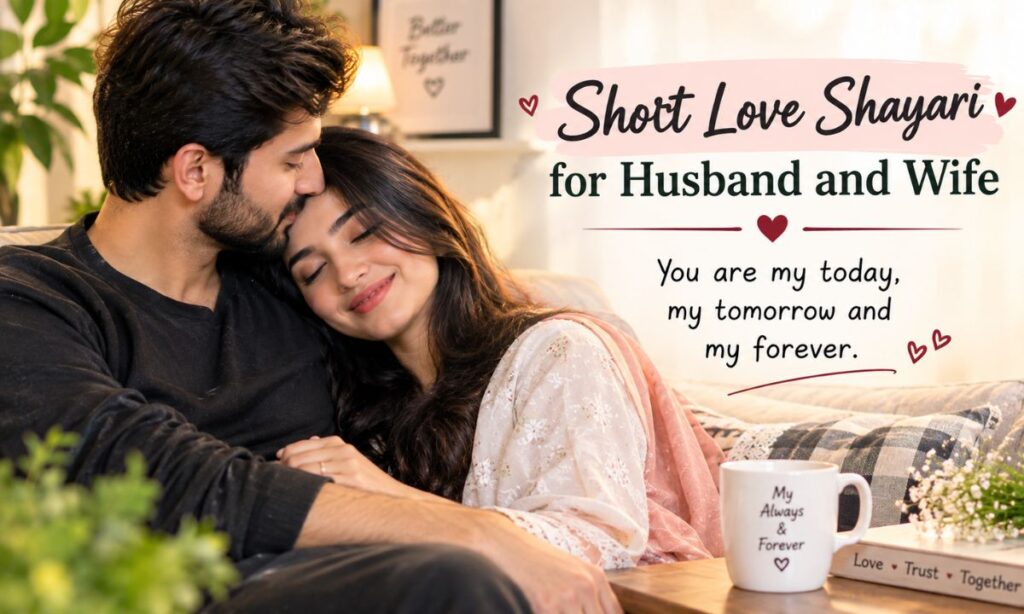 Short love shayari for husband and wife in english