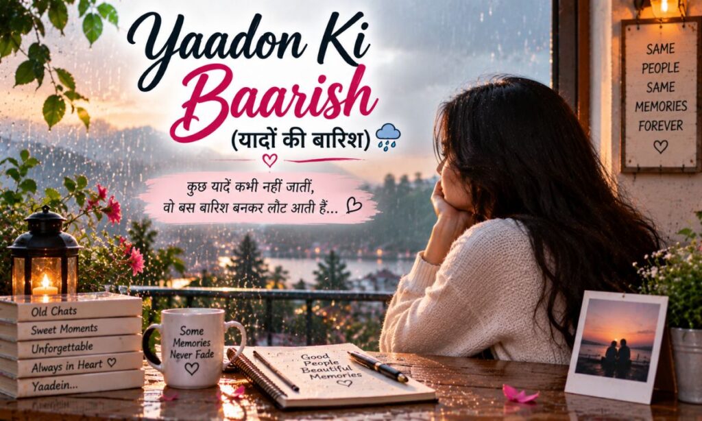 Yaadon Ki Baarish (यादों की बारिश 🌧️)