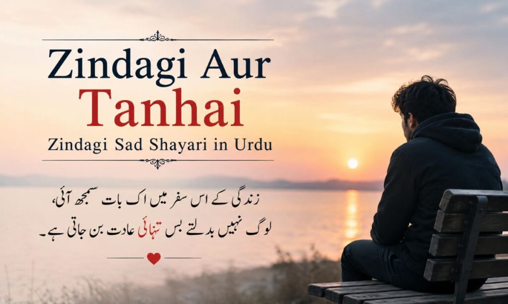 Zindagi Aur Tanhai , zindagi sad shayari in urdu