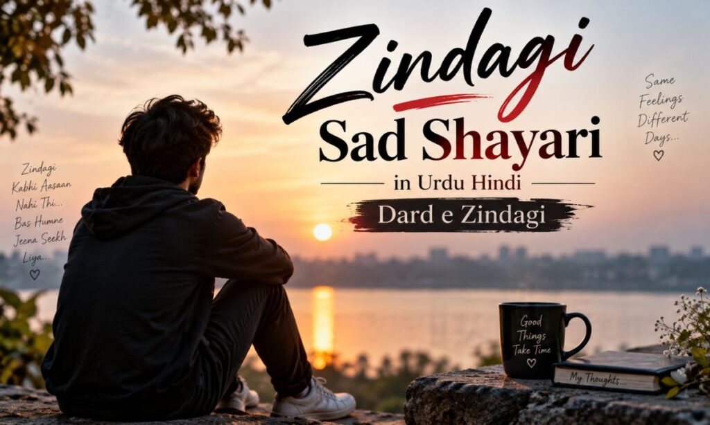 Zindagi Sad Shayari in Urdu hindi Dard e Zindagi