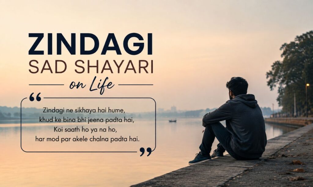 Zindagi sad shayari on life