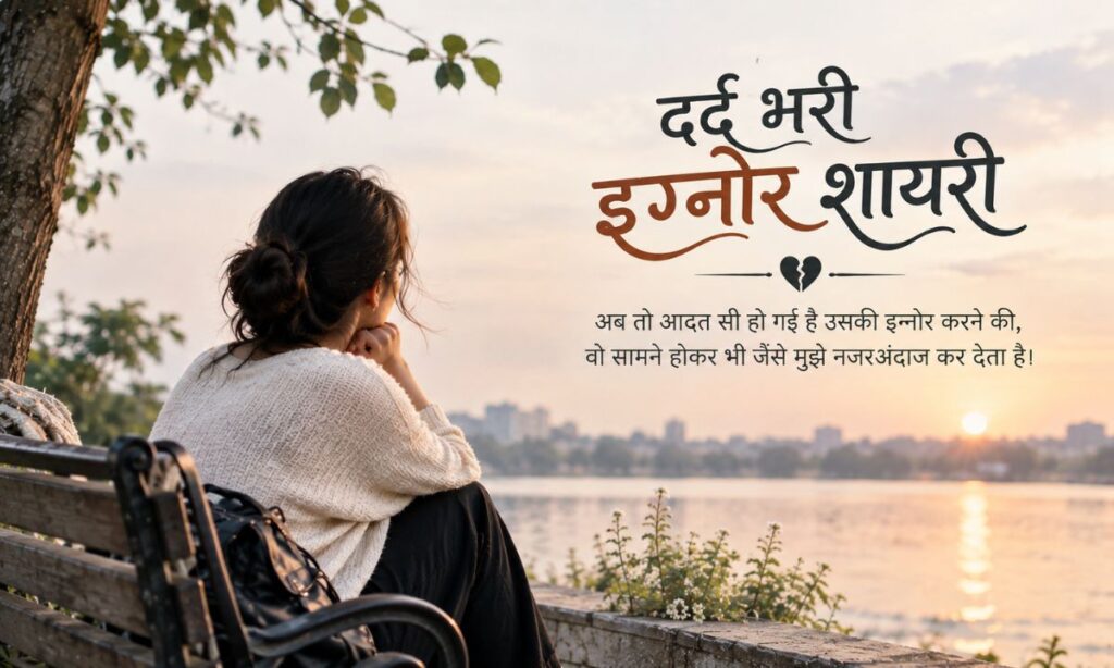 दर्द भरी इग्नोर शायरी