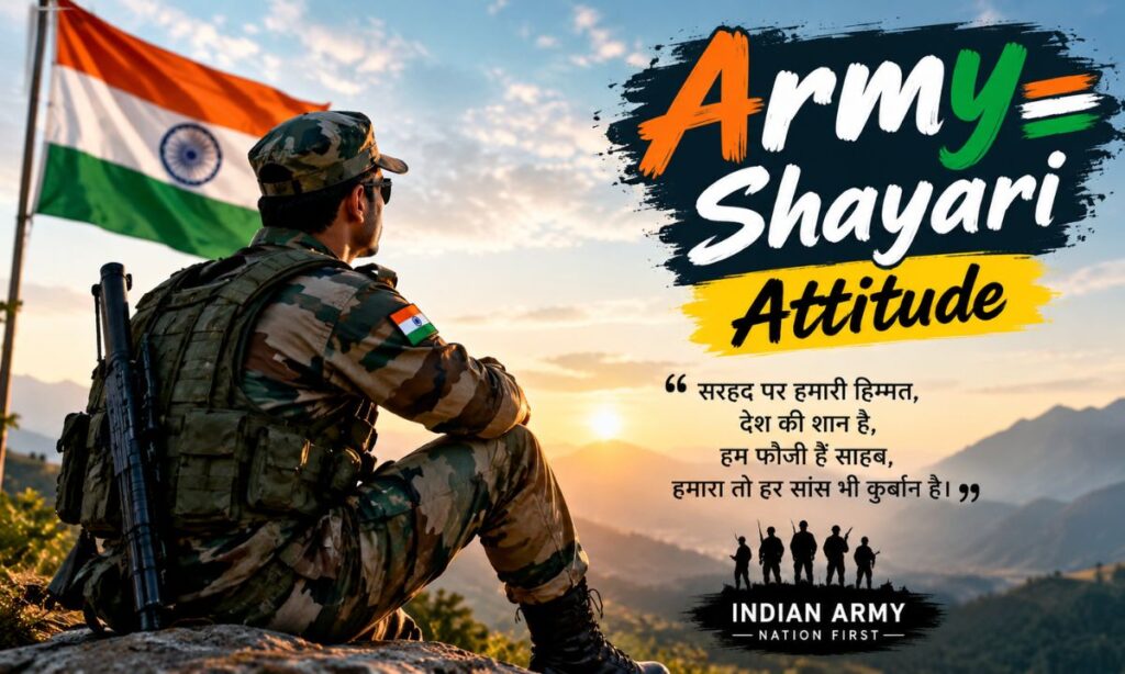Army Shayari Attitude