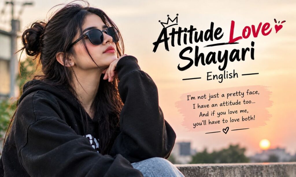 Attitude love shayari english
