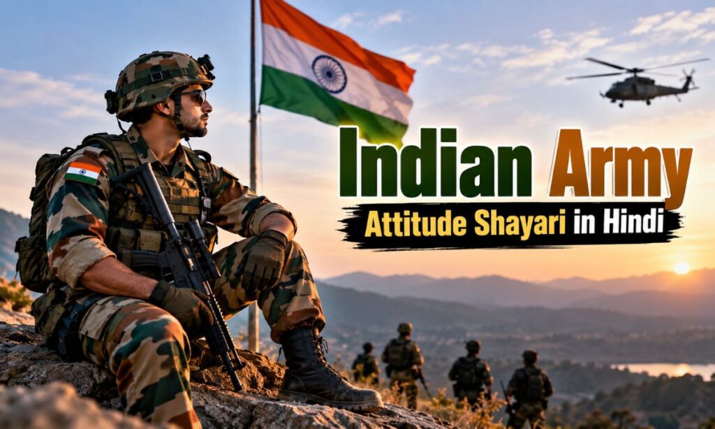 Indian Army Attitude Shayari in Hindi