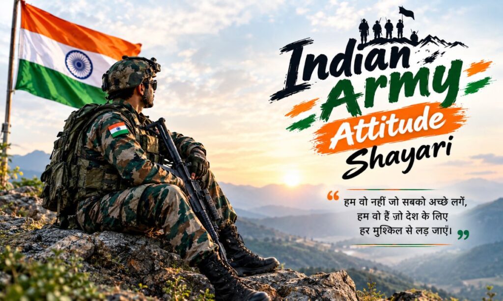 Indian Army Attitude Shayari to Pakistanio Ke Liye