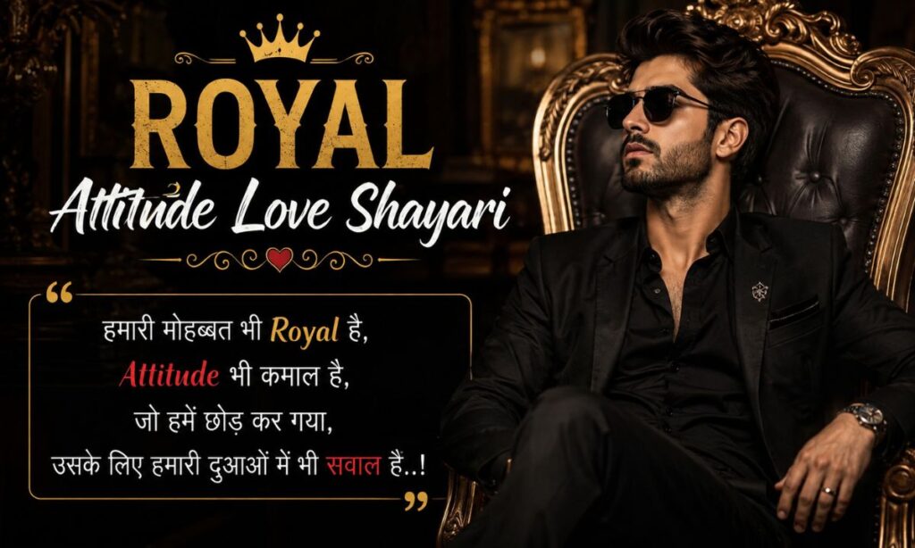 Royal Attitude Love Shayari